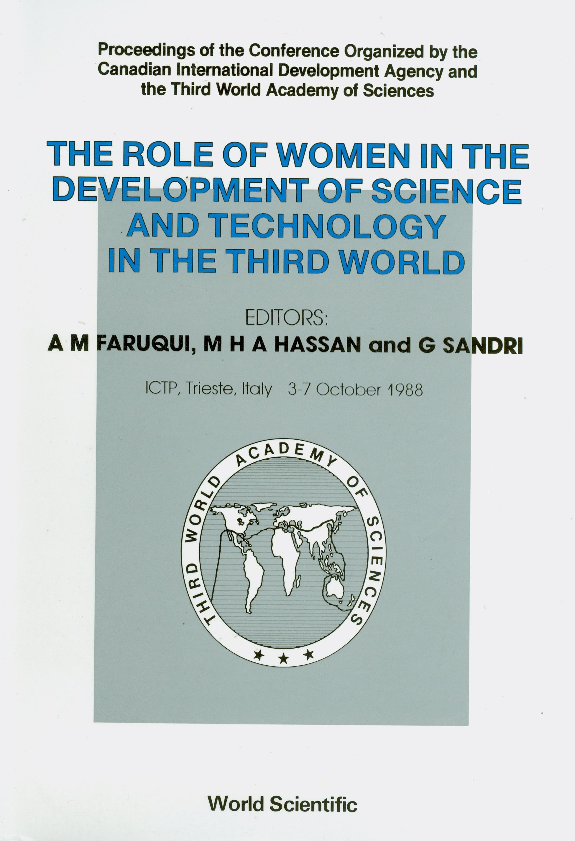 ROLE OF WOMEN IN THE DEVT. OF SCI & TECH