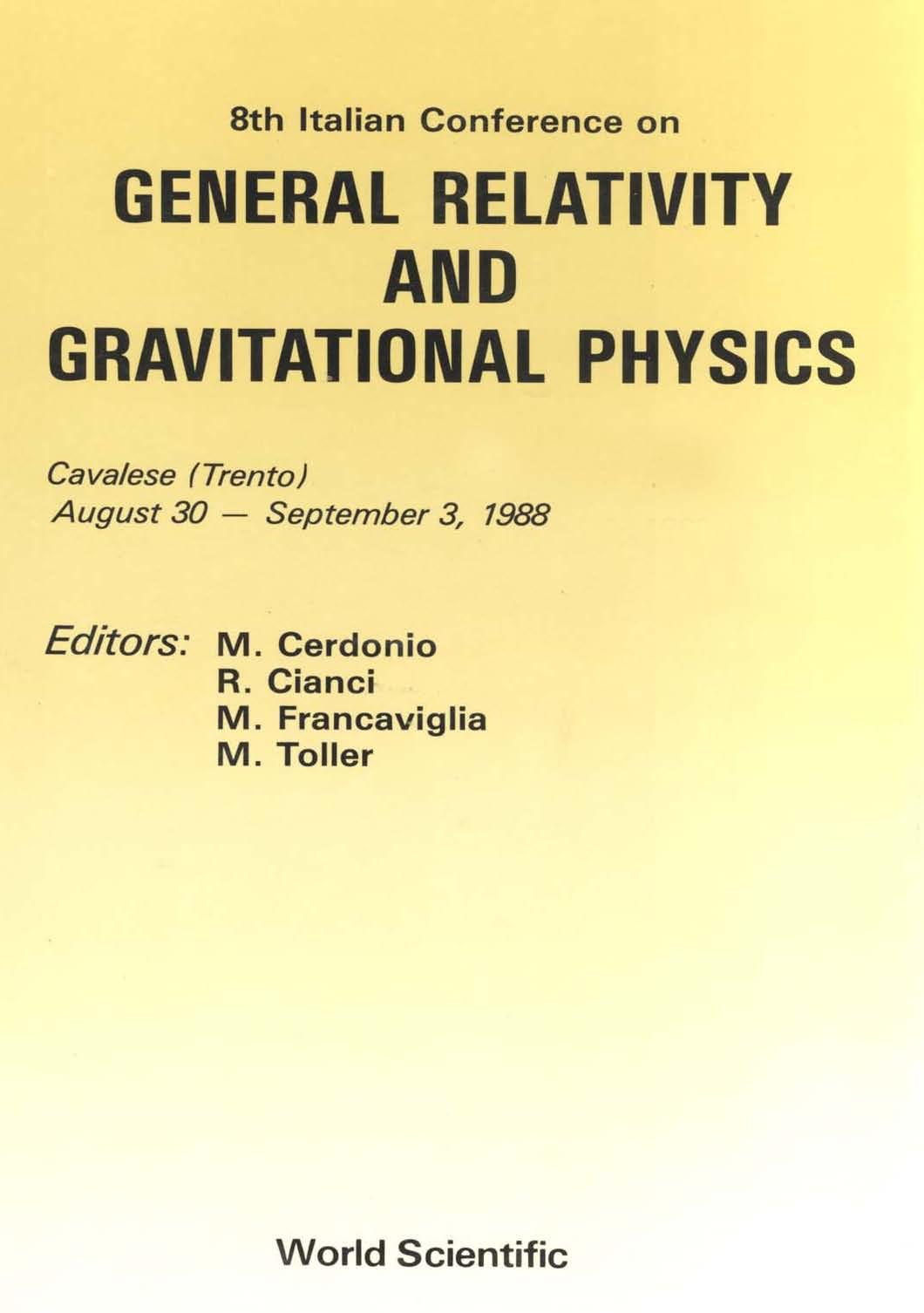 GENERAL-RELATIVITY AND GRAVIT-ATIONAL PH