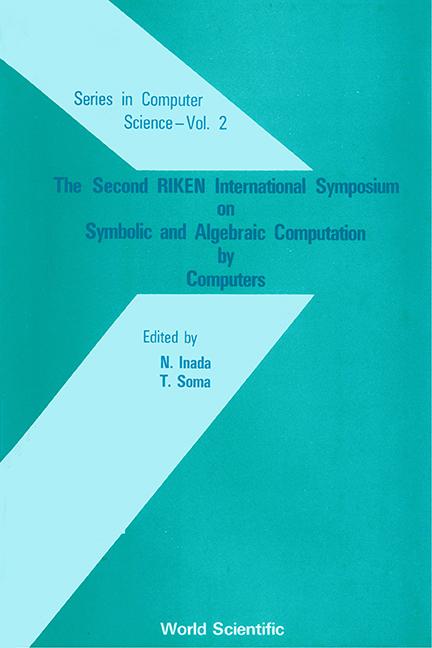 SYMBOLIC & ALGEBRAIC COMPUTATION... (V2) by Inada N, Soma T