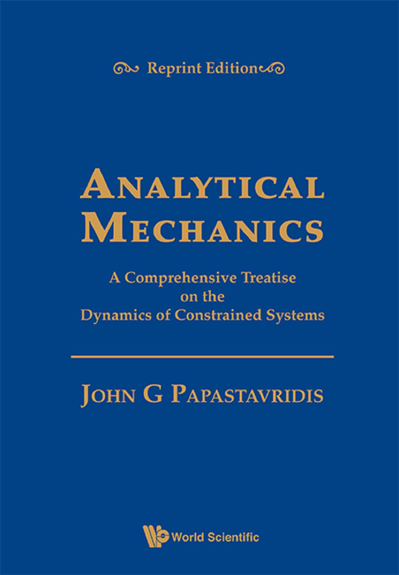 ANALYTICAL MECHANICS (REPRINT ED)