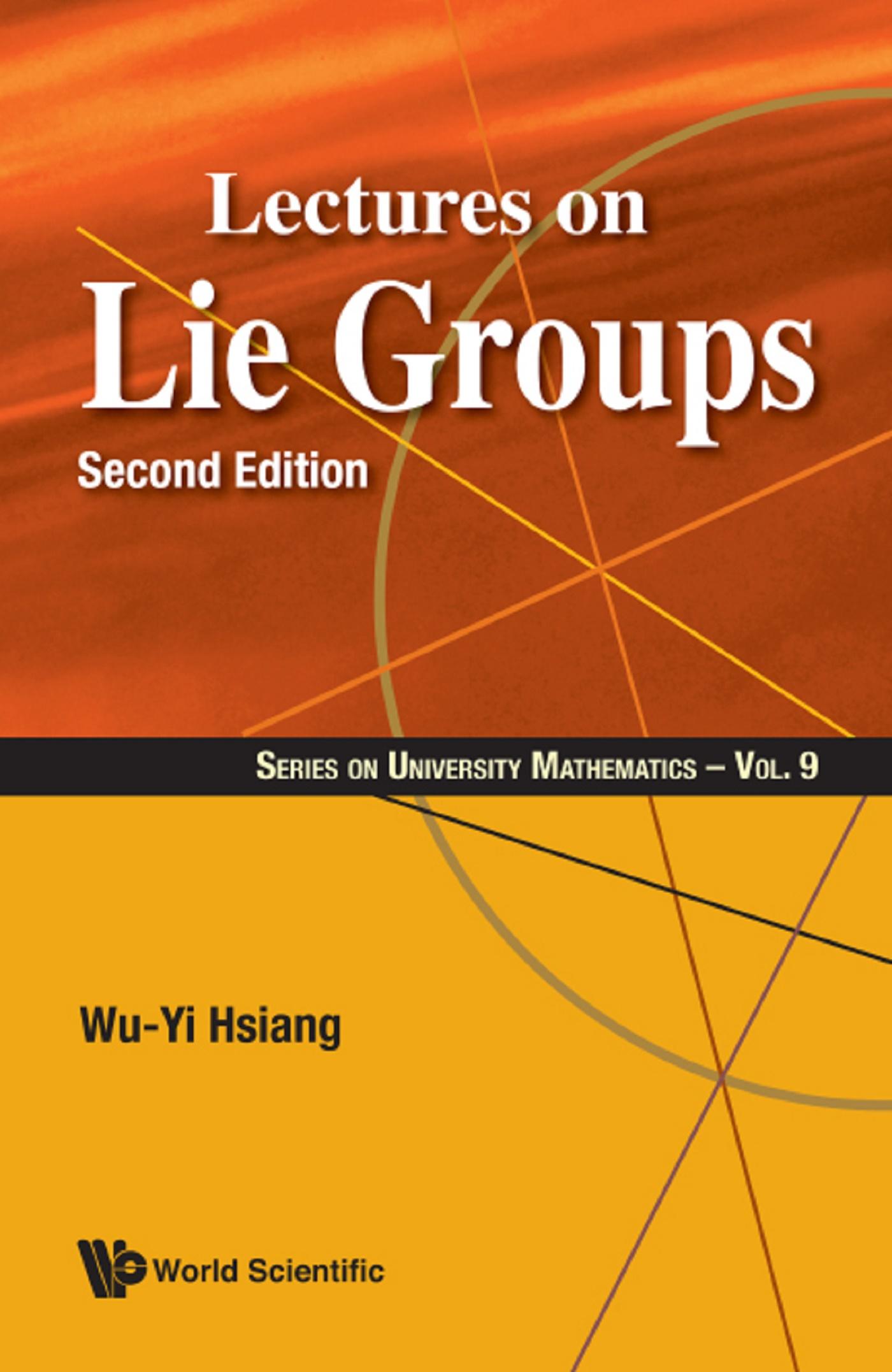 LECTURES ON LIE GROUPS (2ND ED)