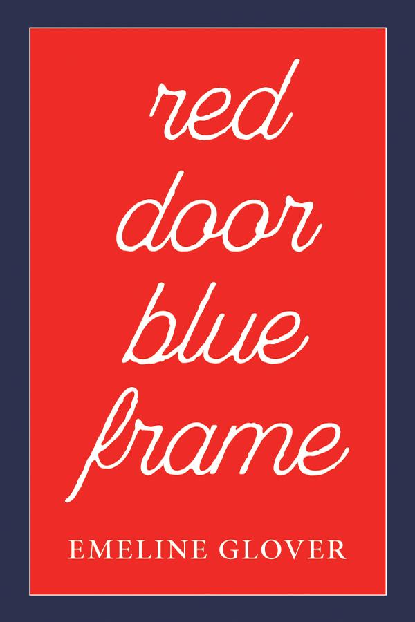 Red Door Blue Frame by Emeline Glover