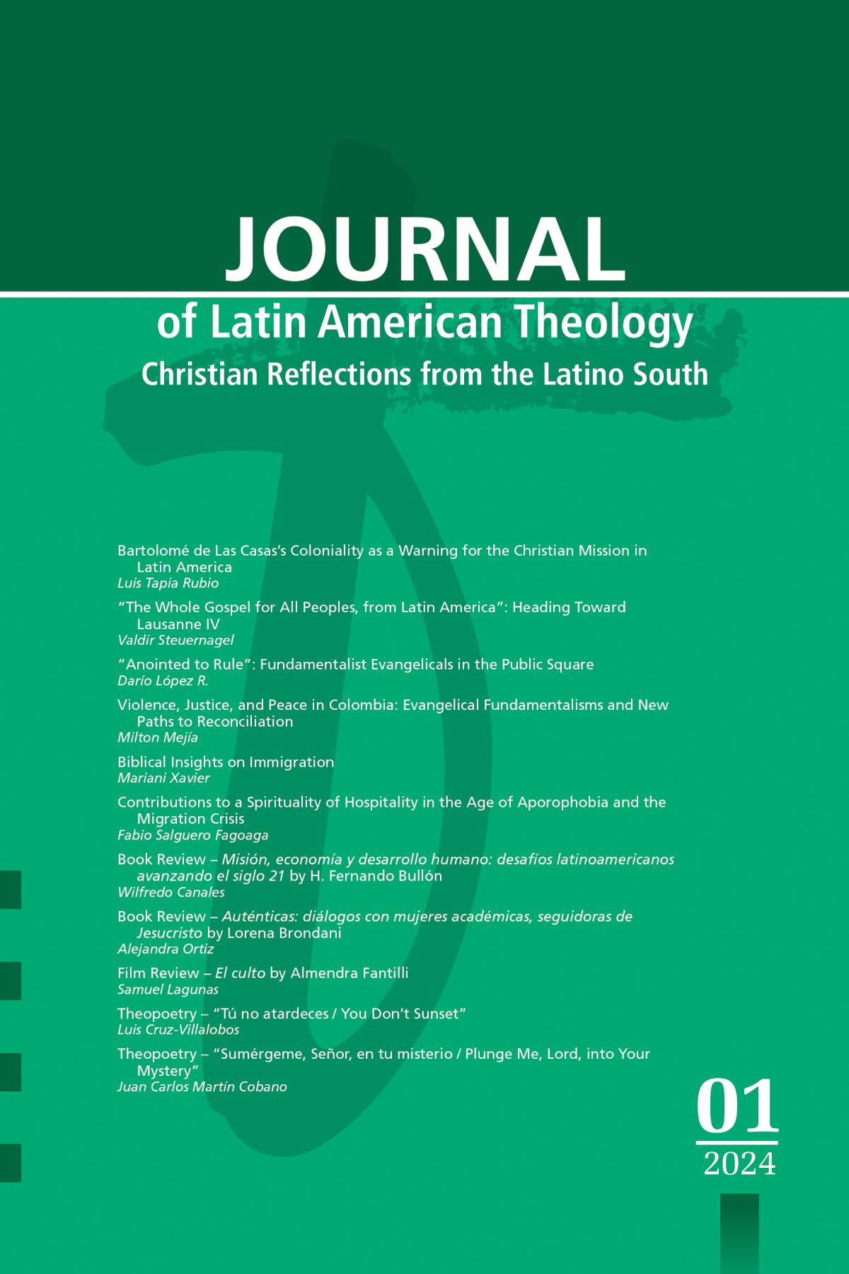 Journal of Latin American Theology, Volume 19, Number 1