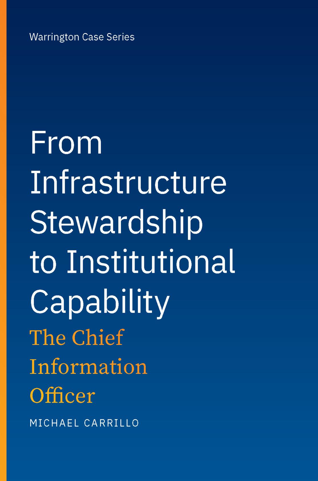 From Infrastructure Stewardship to Institutional Capability